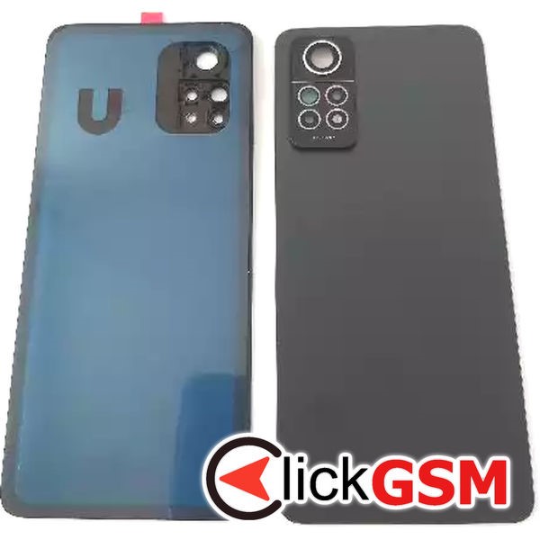 Piesa Capac Spate Cu Geam Camera Negru Xiaomi Redmi Note 12 Pro 20bl