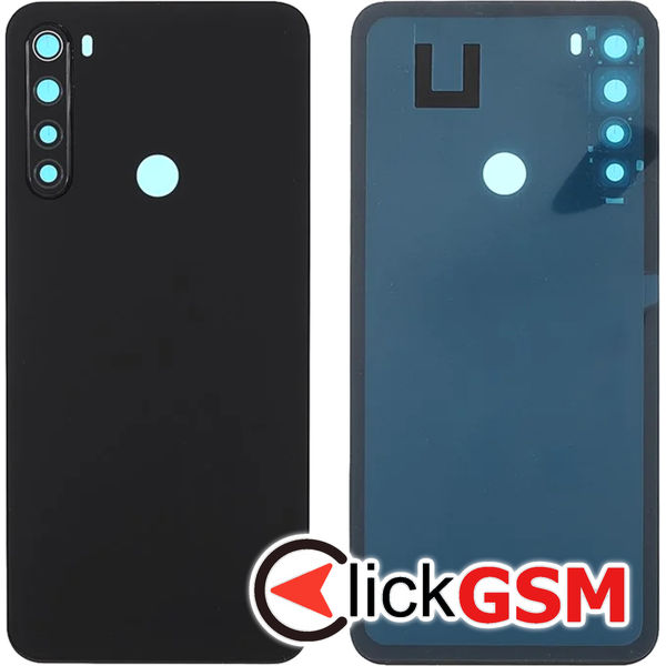 Piesa Piesa Capac Spate Cu Geam Camera Negru Xiaomi Redmi Note 8 4xj0