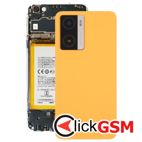 Piesa Piesa Capac Spate Cu Geam Camera Orange Oppo A77s 2syy