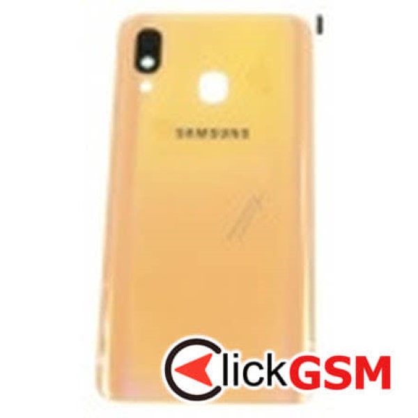 Piesa Capac Spate Cu Geam Camera Orange Samsung Galaxy A40 7in