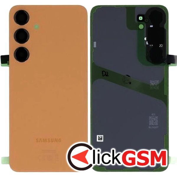 Piesa Capac Spate Cu Geam Camera Orange Samsung Galaxy S24.plus 2tz