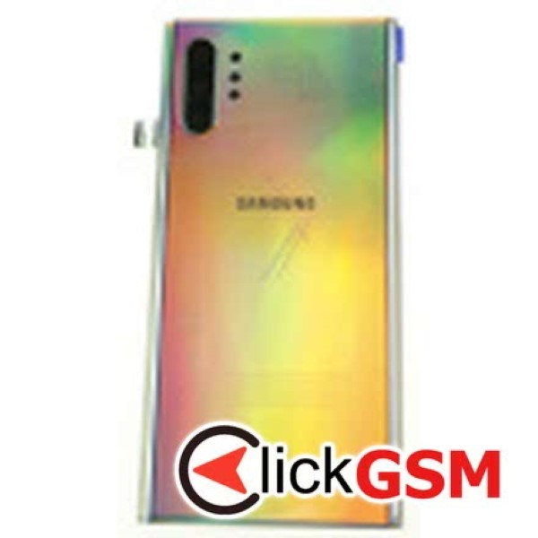 Capac Spate cu Geam Camera Argintiu Samsung Galaxy Note10+ 5G 66k