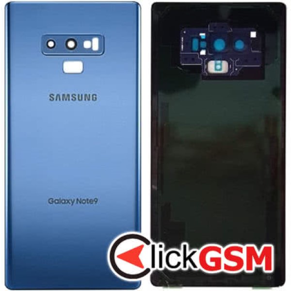 Capac Spate cu Geam Camera Alb Samsung Galaxy Note9 2hlv