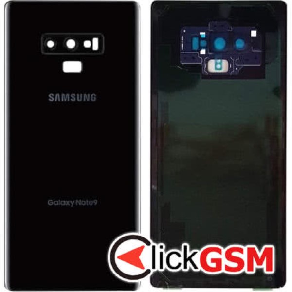Capac Spate cu Geam Camera Negru Samsung Galaxy Note9 2d8r