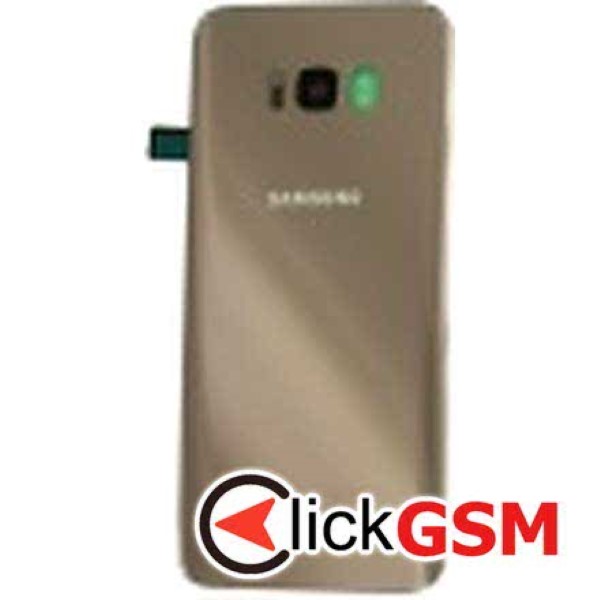 Capac Spate cu Geam Camera Auriu Samsung Galaxy S8+ 7h1