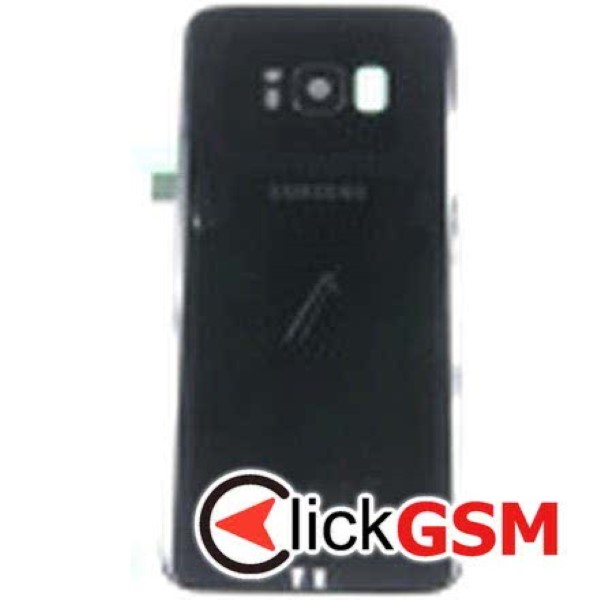 Capac Spate cu Geam Camera Negru Samsung Galaxy S8 6nc