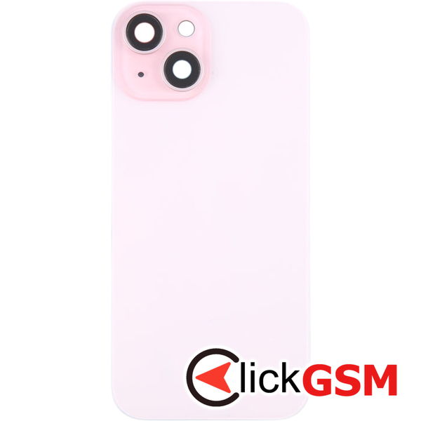 Piesa Capac Spate Cu Geam Camera Pink Apple Iphone 15 4h5h