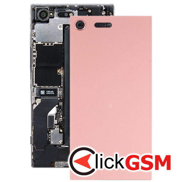 Piesa Piesa Capac Spate Cu Geam Camera Pink Sony Xperia Xz Premium 2u86