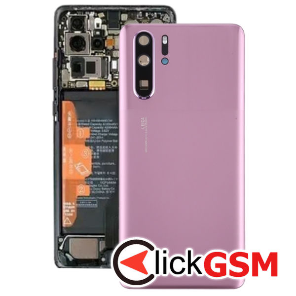 Piesa Capac Spate Cu Geam Camera Purple Huawei P30 Pro 4nfc