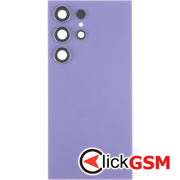 Piesa Capac Spate Cu Geam Camera Purple Samsung Galaxy S24 Ultra 4ay1