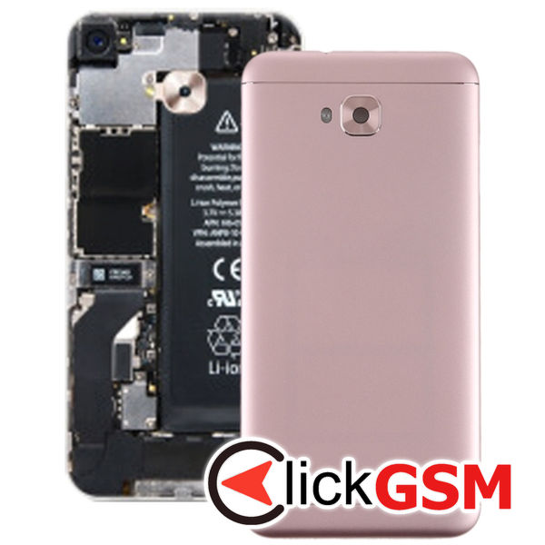 Piesa Capac Spate Cu Geam Camera Rose Gold Asus Zenfone 4 Selfie 4n6m