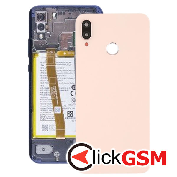 Piesa Capac Spate Cu Geam Camera Rose Gold Huawei P20 Lite 2b2j