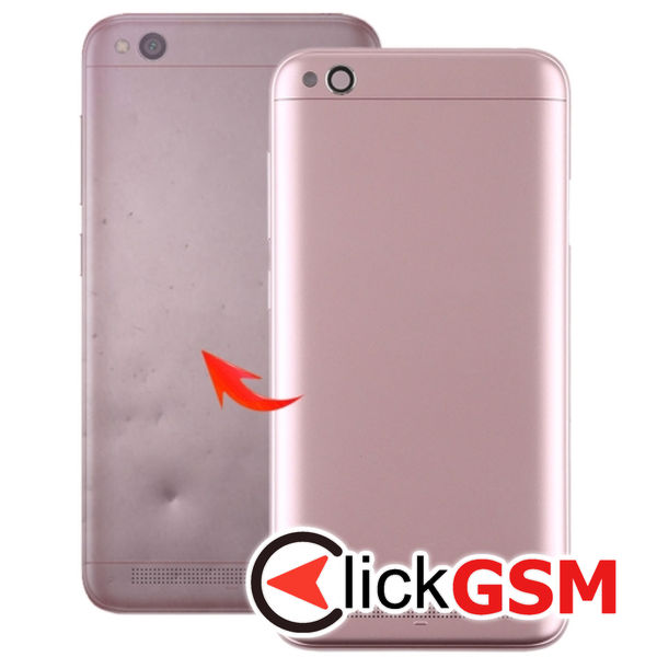 Piesa Capac Spate Cu Geam Camera Rose Gold Xiaomi Redmi 5a 25vr