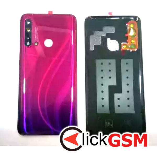 Piesa Capac Spate Cu Geam Camera Rosu Huawei P20 Lite 2019 Hap