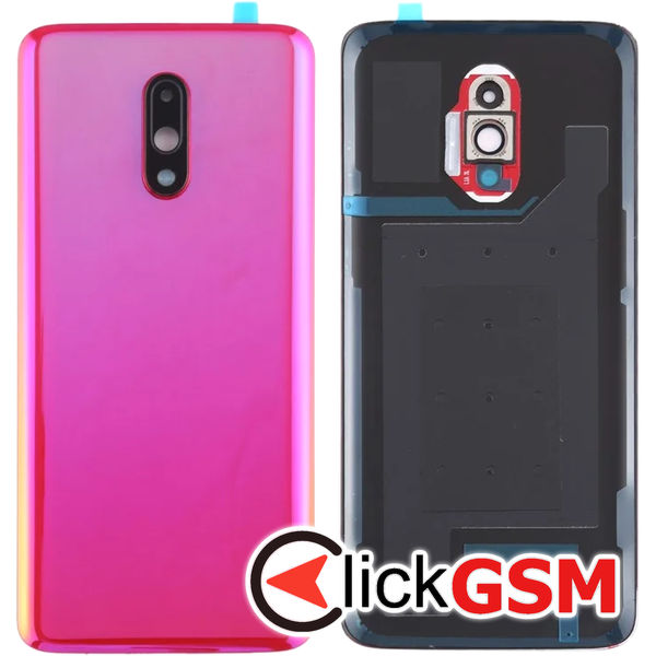 Piesa Capac Spate Cu Geam Camera Rosu Oneplus 7 4tj1