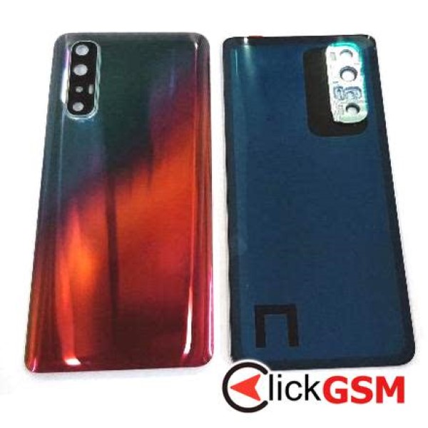 Piesa Piesa Capac Spate Cu Geam Camera Rosu Oppo Find X2 Neo 2qih