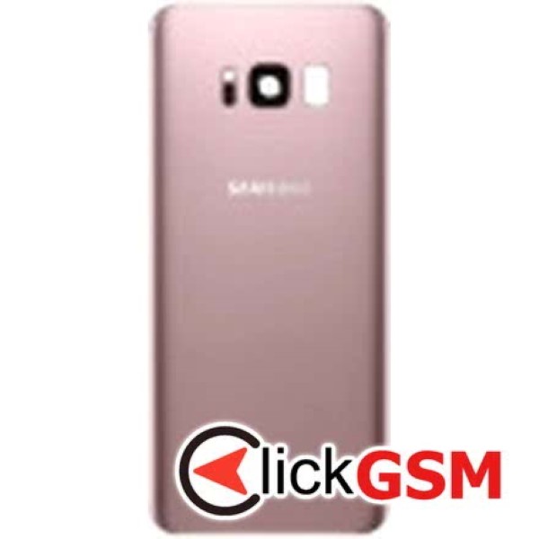 Piesa Capac Spate Cu Geam Camera Roz Samsung Galaxy S8 7tf