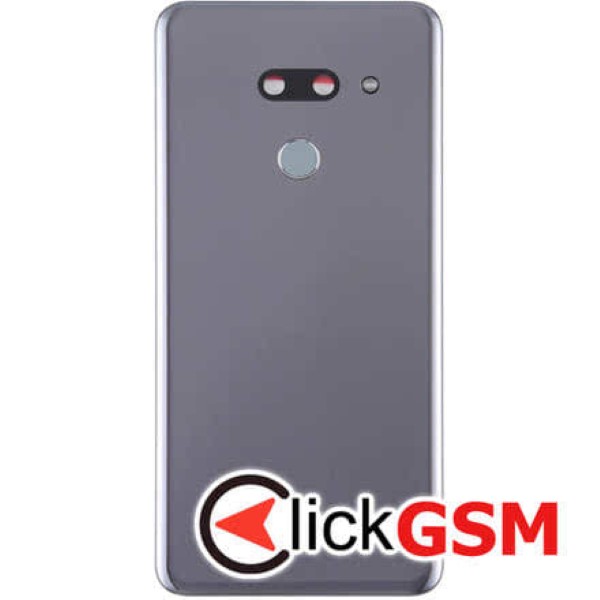 Piesa Capac Spate Cu Geam Camera Si Buton Amprenta Silver Lg G8 Thinq 26j0