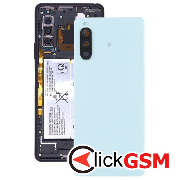 Piesa Capac Spate Cu Geam Camera Si Buton Amprenta Sony Xperia 10 Ii 20yc