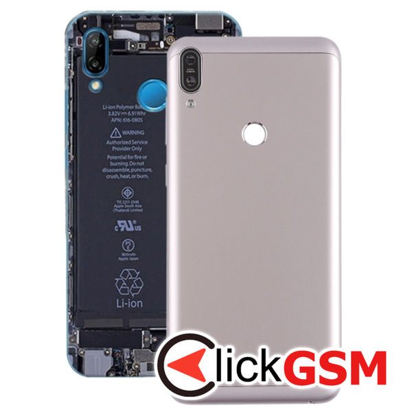 Piesa Piesa Capac Spate Cu Geam Camera Silver Asus Zenfone Max Pro M1 250r