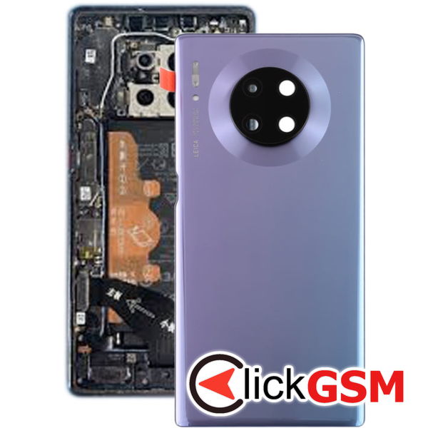 Piesa Capac Spate Cu Geam Camera Silver Huawei Mate 30 Pro 2f4k