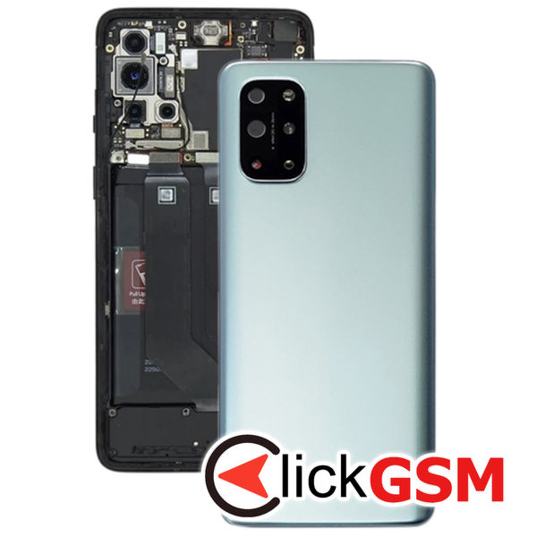 Piesa Piesa Capac Spate Cu Geam Camera Silver Oneplus 8t 21u9