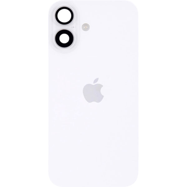 Apple iPhone 16 · Capac spate iPhone 16, White - Grade A (Original (provine din dezmembrari)) - include blit si incarcare wireless