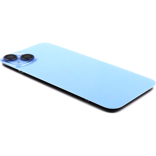Apple iPhone 14 Plus · Back Cover incl. Camera lens, Flash Light and Wireless Charging For iPhone 14 Plus Blue Pulled B
