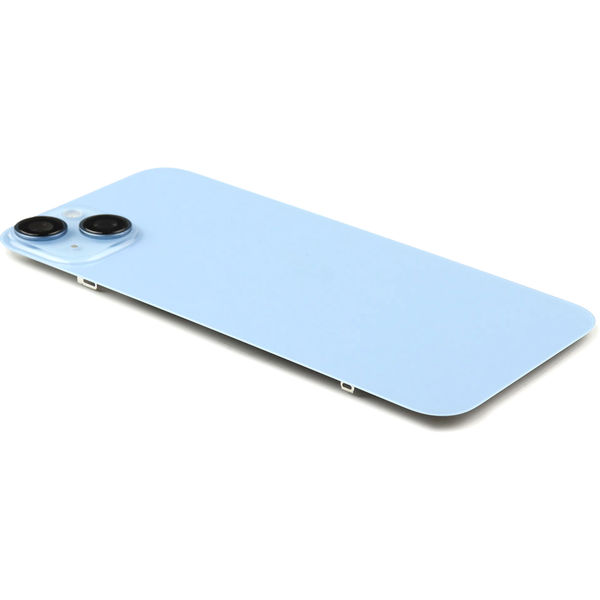 Apple iPhone 14 Plus · Back Cover incl. Camera lens, Flash Light and Wireless Charging For iPhone 14 Plus Blue Pulled