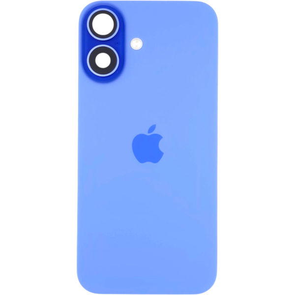 Apple iPhone 16 · Capac spate iPhone 16, Ultramarine (Albastru) - Grade A (Original (provine din dezmembrari)) - include blit si incarcare wireless