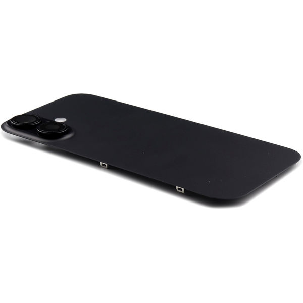 Apple iPhone 16 · Back Cover incl. Camera lens, Flash Light and Wireless Charging For iPhone 16 Black Pulled