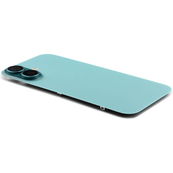Apple iPhone 16 · Back Cover incl. Camera lens, Flash Light and Wireless Charging For iPhone 16 Teal Pulled