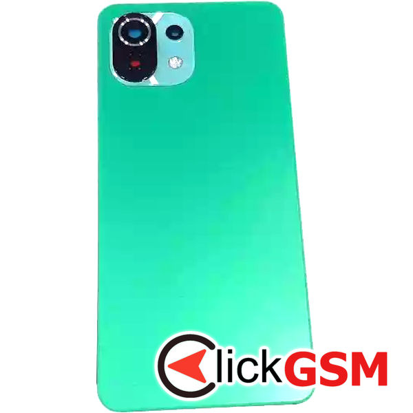 Piesa Capac Spate Cu Geam Camera Verde Xiaomi Mi 11 Lite 37v5