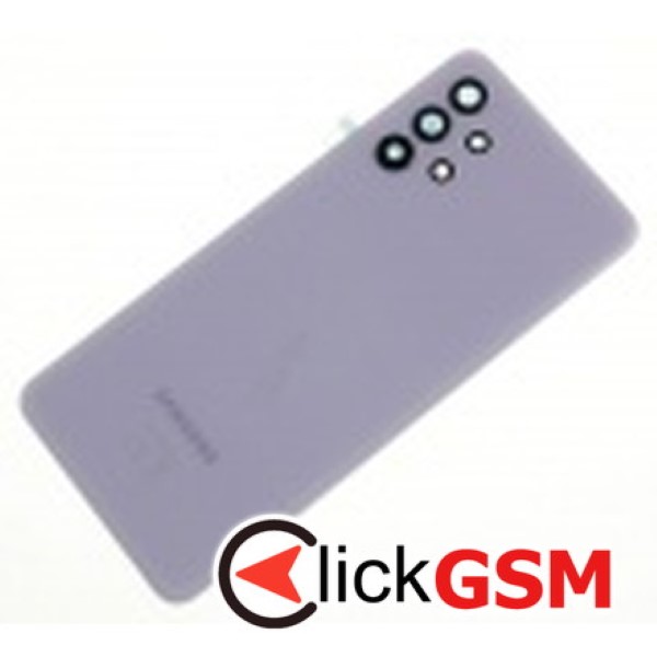 Piesa Capac Spate Cu Geam Camera Violet Samsung Galaxy A32 Twr