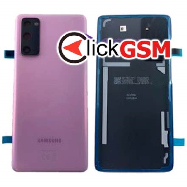 Piesa Capac Spate Cu Geam Camera Violet Samsung Galaxy S20 Fe 5g Xif