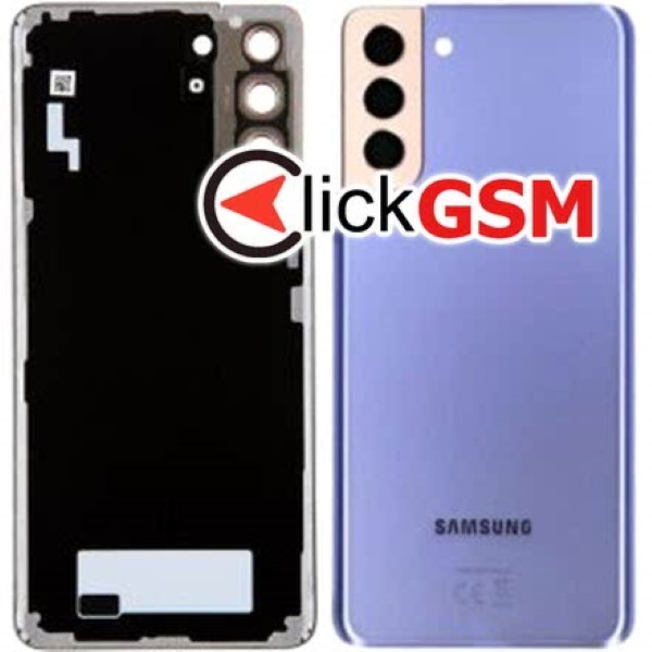 Piesa Capac Spate Cu Geam Camera Violet Samsung Galaxy S21.plus 5g Tns