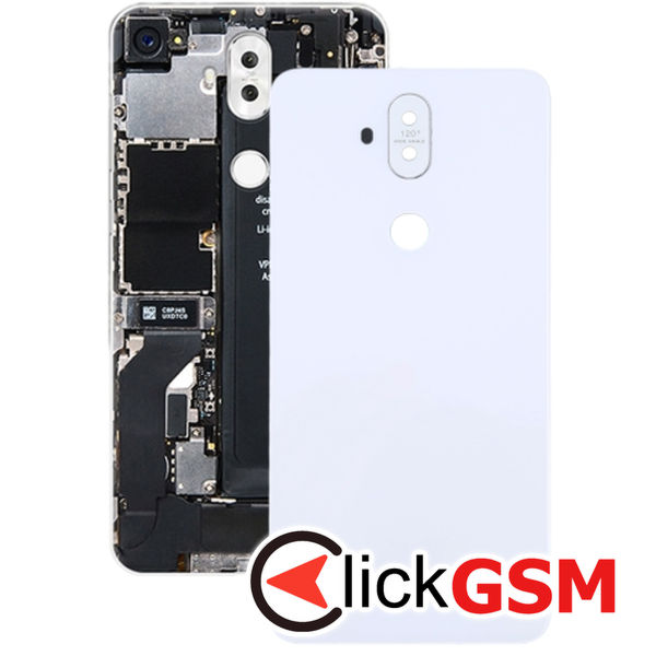 Piesa Piesa Capac Spate Cu Geam Camera White Asus Zenfone 5 Lite 24z5