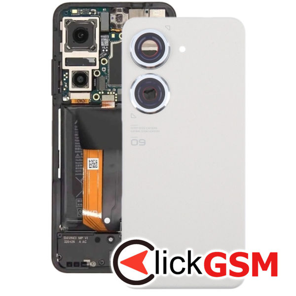 Piesa Piesa Capac Spate Cu Geam Camera White Asus Zenfone 9 481s