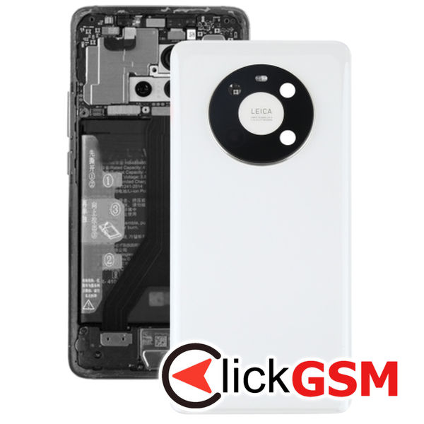 Piesa Piesa Capac Spate Cu Geam Camera White Huawei Mate 40 24pd