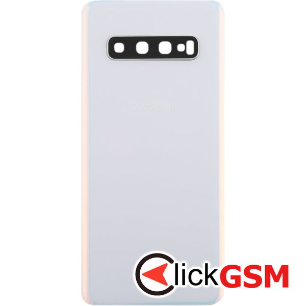 Piesa Capac Spate Cu Geam Camera White Samsung Galaxy S10 4avx