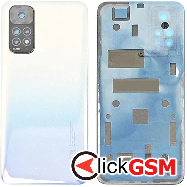 Piesa Capac Spate Cu Geam Camera White Xiaomi Redmi Note 11 3510