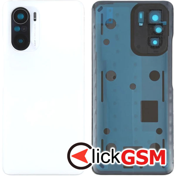 Piesa Capac Spate Cu Geam Spate Alb Xiaomi Redmi K40 Pro 4x3u