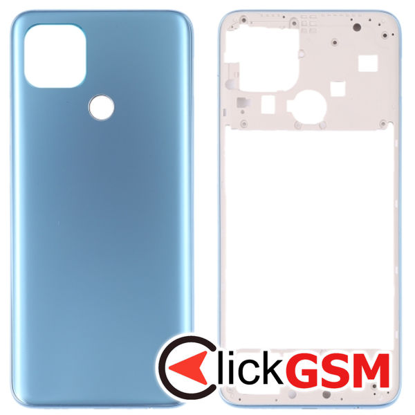 Piesa Piesa Capac Spate Cu Mijloc Blue Oppo A15 307v