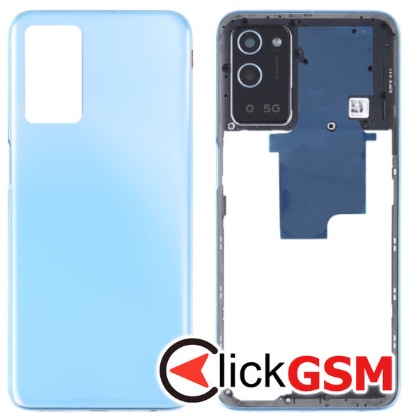 Piesa Piesa Capac Spate Cu Mijloc Blue Oppo A56 5g 3087