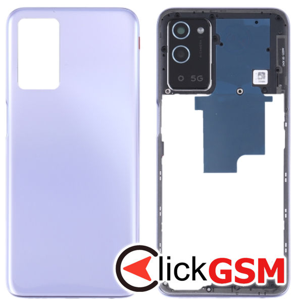 Piesa Capac Spate Cu Mijloc Purple Oppo A56 5g 3088