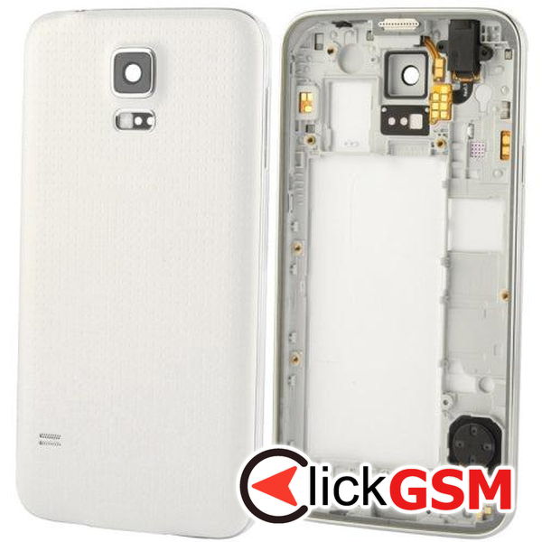 Piesa Capac Spate Cu Rama Display Black Samsung Galaxy S5 4akv