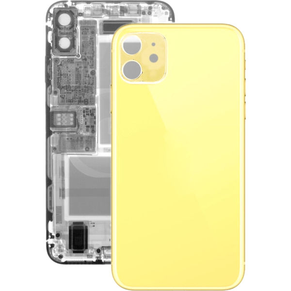 Apple iPhone 11 · Glass Battery Back Cover for iPhone 11(Yellow)