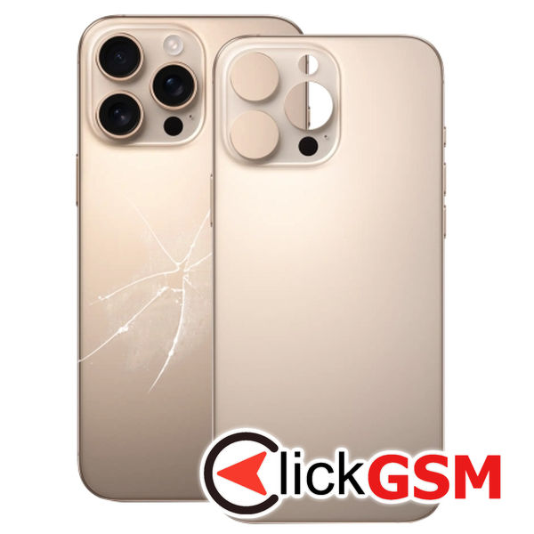 Piesa Capac Spate Gold Apple Iphone 16 Pro Max 4myf