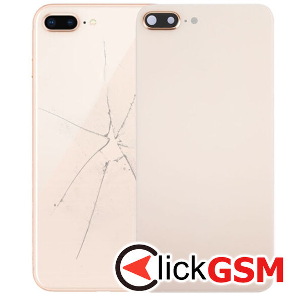 Piesa Capac Spate Gold Apple Iphone 8 Plus 4g0f