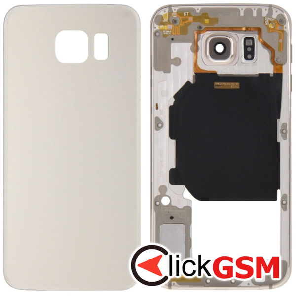 Piesa Capac Spate Gold Samsung Galaxy S6 4ald